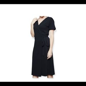 Organic cotton wrap dress NWOT